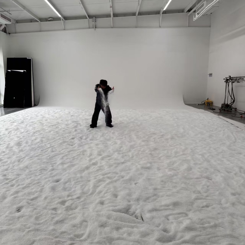 Pulbere de zăpadă artificială pentru scenografie, zăpadă uscată pentru decoruri de Crăciun, ambalaj: pungă, material: PE (plastic), potrivit pentru Crăciun