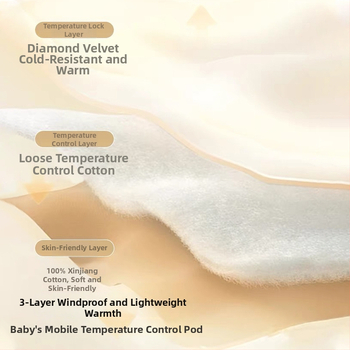 Bėbių žieminis miego maišelis, medžiaga 100% medvilnė, užpildas poliesterio medvilnė, gyvūnų raštas, tinka vaikams nuo 1–3 metų