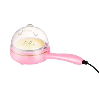 Elektrinis pusryčių gaminimo įrenginys – daugiafunkcinė neprilimpančio omleto keptuvė su automatiniu išjungimu, mini kiaušinių virėjas ir kiaušinių garintuvas (plastikas, 220V, 350W)