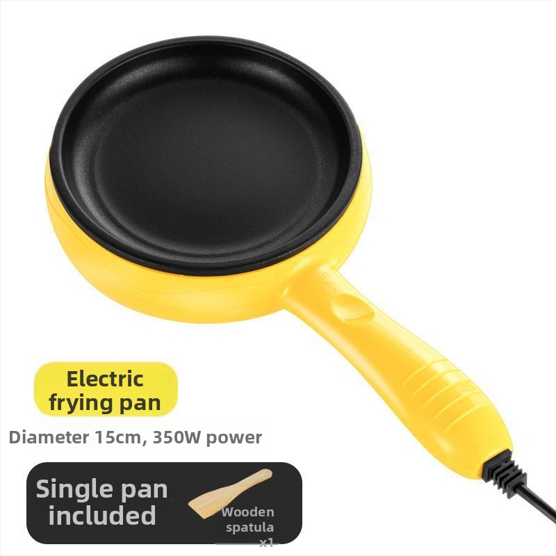 Elektrinis pusryčių gaminimo įrenginys – daugiafunkcinė neprilimpančio omleto keptuvė su automatiniu išjungimu, mini kiaušinių virėjas ir kiaušinių garintuvas (plastikas, 220V, 350W)