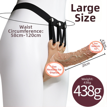 Vyrų nešiojamas silikoninis dildo — Lala, rankinis valdymas, 438 g, Long love