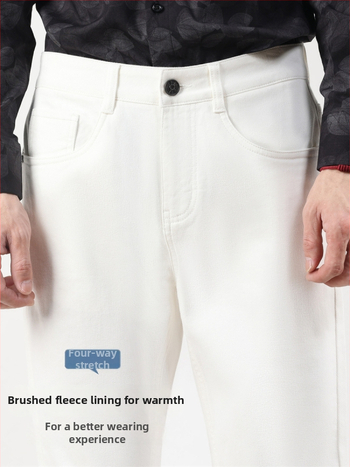 Vīriešu džinsi ar taisnu piegriezumu, vidējā josta, rāvējslēdzējs, izmazgāti