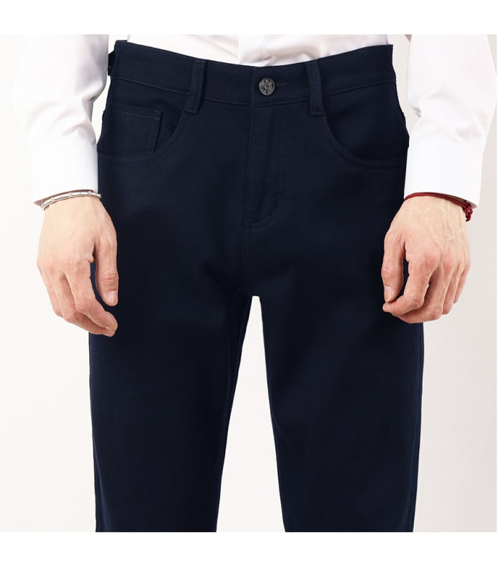 Αντρικά τζιν παντελόνια με ίσια γραμμή, μεσαίας μέσης, φερμουάρ, πλυμένα