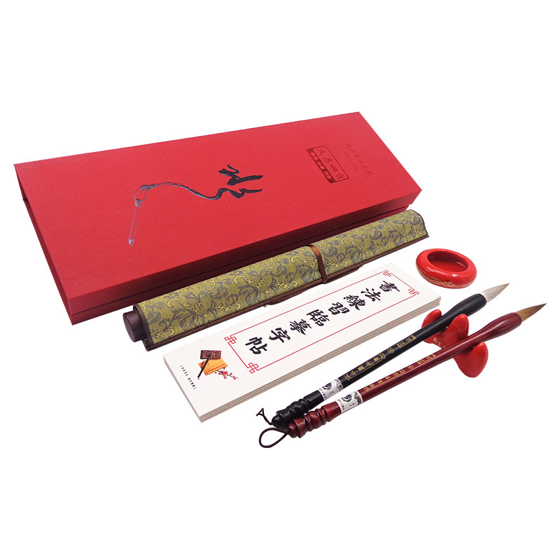 Weizhuang Drobės vandens Kaligrafijos Komplektas — tušti ženklų tinklai treniravimams, ryžių popieriaus imitacija, kartojimas iki 10 000 kartų