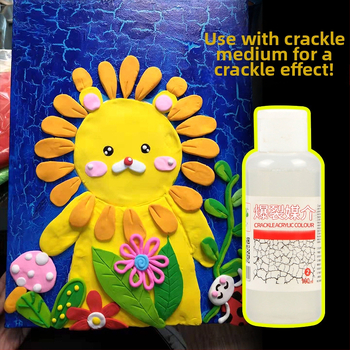 Bubu akrilinių dažų pigmentas, 100 ml, pagrindinis įpakavimas, skirtas eksploziškai akrilinei tapybai