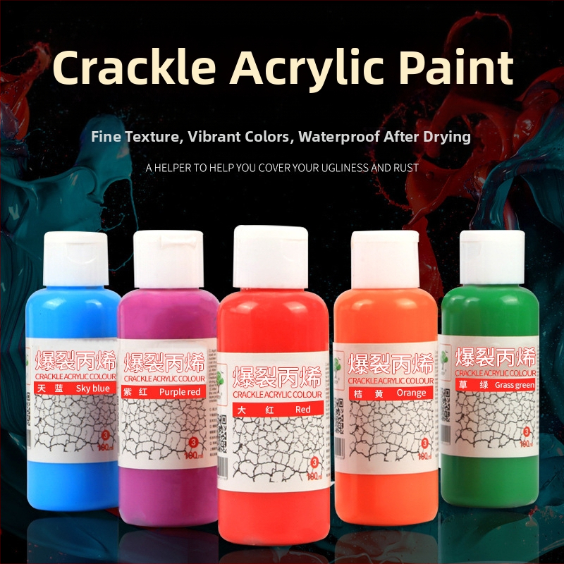 Bubu akrilinių dažų pigmentas, 100 ml, pagrindinis įpakavimas, skirtas eksploziškai akrilinei tapybai