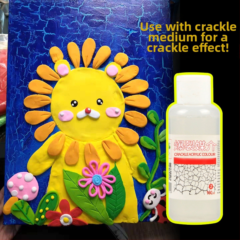 Bubu akrila pigmentu gleznošanai, 100 ml, pamata iepakojums, eksplozīvai akrila gleznošanai