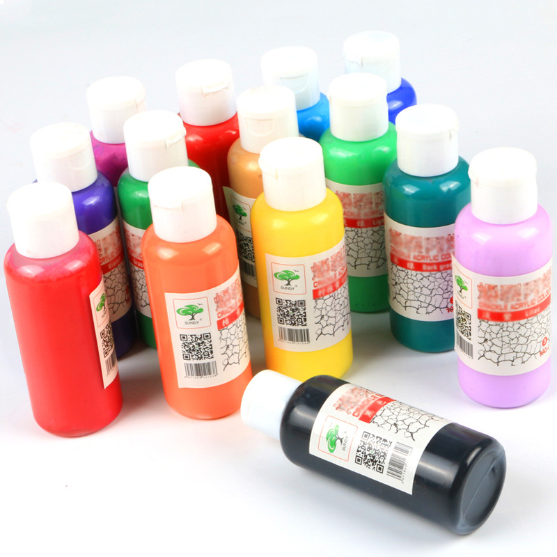 Bubu akrilinių dažų pigmentas, 100 ml, pagrindinis įpakavimas, skirtas eksploziškai akrilinei tapybai