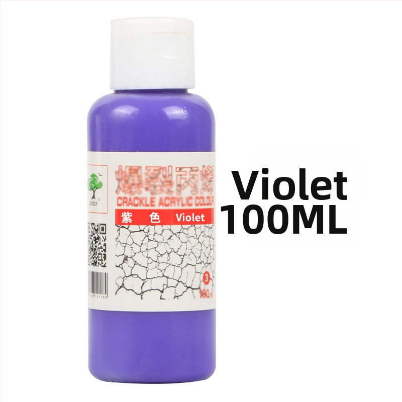 Bubu akrilinių dažų pigmentas, 100 ml, pagrindinis įpakavimas, skirtas eksploziškai akrilinei tapybai