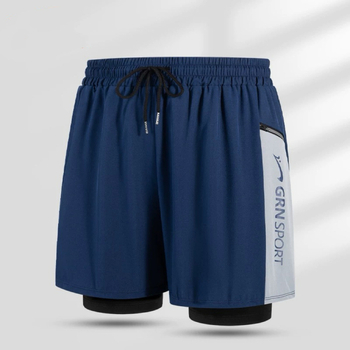 Ανδρικά μαγιό με διπλό στρώμα για άνεση και διακριτικότητα, στυλ μποξέρ, νάιλον με 85% πολυεστέρα, κατάλληλα για κολύμβηση και κολύμβηση σε ρηχά νερά