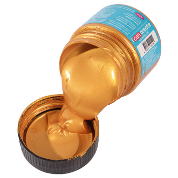 Monde metalinės fluorescencinės akrilinės dažos – 100 ml, atsparios vandeniui, nekenkia sveikatai, vienas buteliukas, skirtas sienų tapybai ir DIY projektams