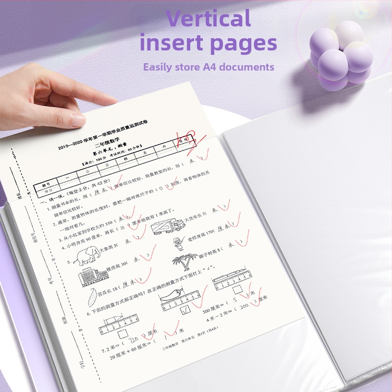 Dokumentu mapīte ar ievietojamām lappusēm, gradienta krāsu dizains, daudzslāņu uzglabāšana (Materiāls: Plastmasa; Lappušu skaits: 100; Logotipa drukāšana: Nē; Pielāgošana: Nē)
