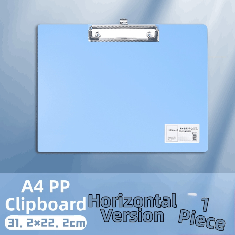 A4 plokštės klipas – plastikinis klipas, PP medžiaga, modelis 5316/5317, plokštės storis 1,5 mm, tinka A3 popieriui