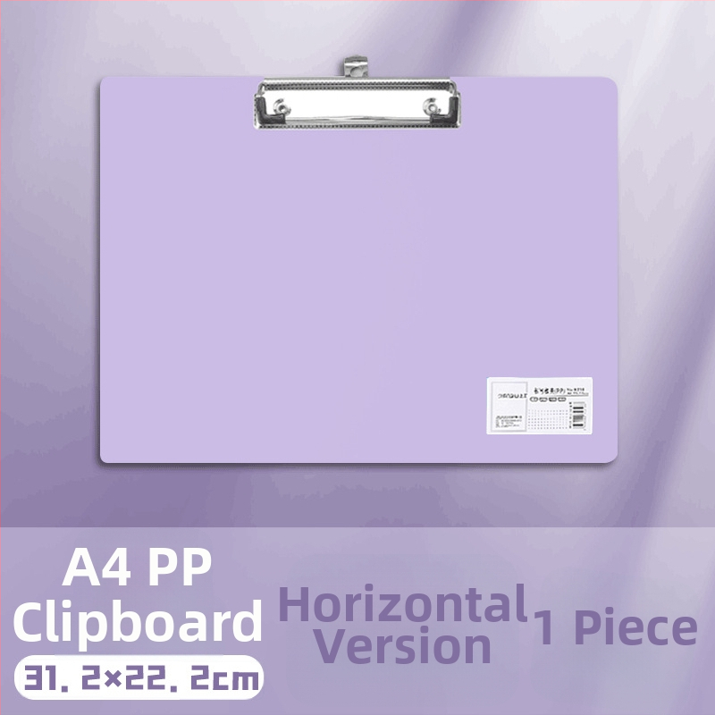 A4 plokštės klipas – plastikinis klipas, PP medžiaga, modelis 5316/5317, plokštės storis 1,5 mm, tinka A3 popieriui