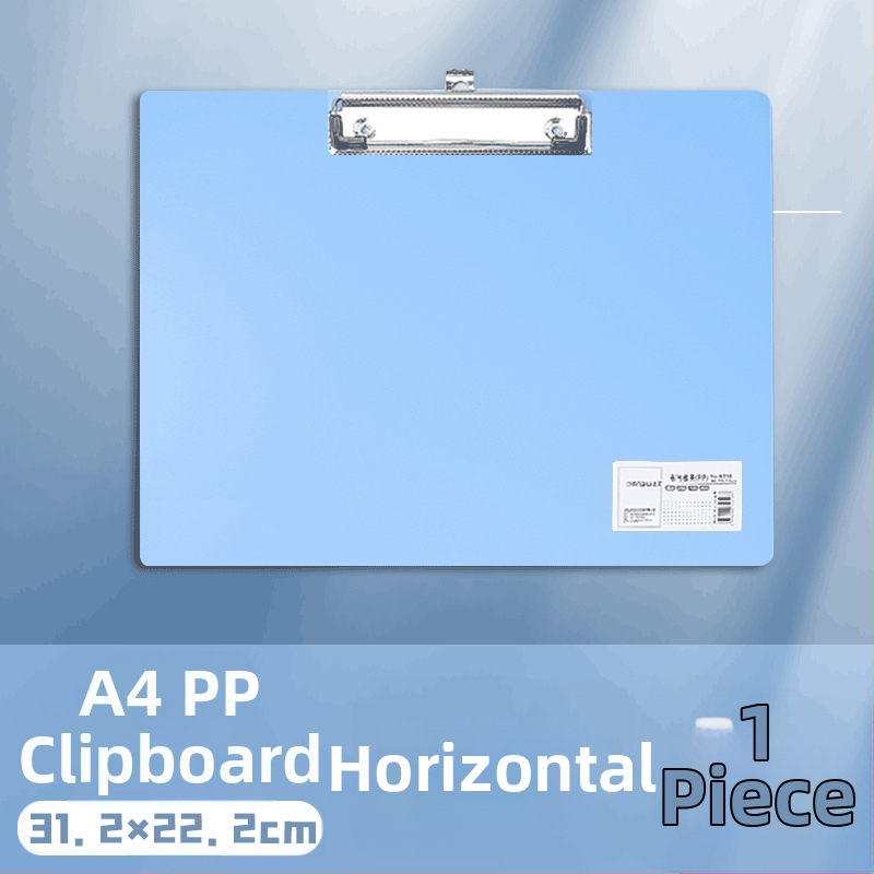 A4 plokštės klipas – plastikinis klipas, PP medžiaga, modelis 5316/5317, plokštės storis 1,5 mm, tinka A3 popieriui