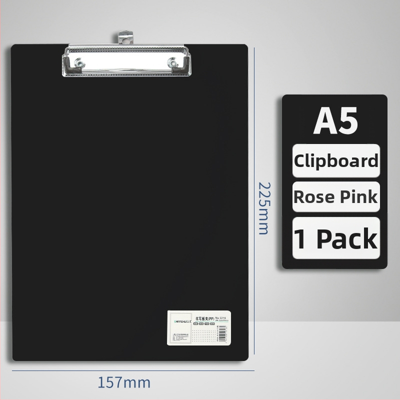 A4 plokštės klipas – plastikinis klipas, PP medžiaga, modelis 5316/5317, plokštės storis 1,5 mm, tinka A3 popieriui