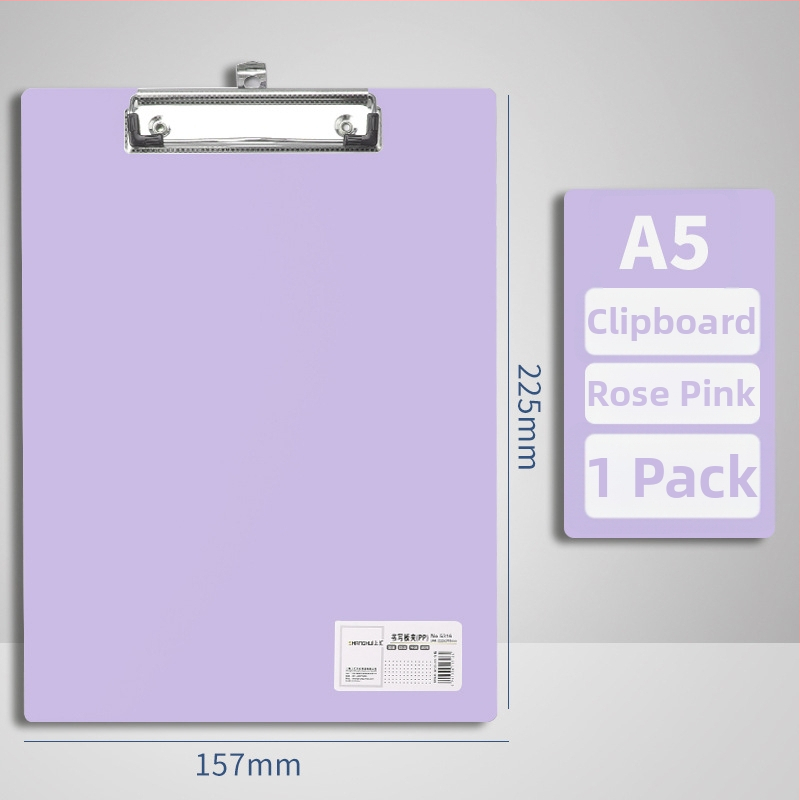 A4 plokštės klipas – plastikinis klipas, PP medžiaga, modelis 5316/5317, plokštės storis 1,5 mm, tinka A3 popieriui