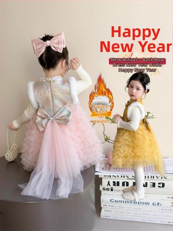 Meitenes tradicionālā ķīniešu kleita ziemai – princese stila etnisks kostīms, vilnas iekšējā odere, kokvilnas audums, biezs dizains