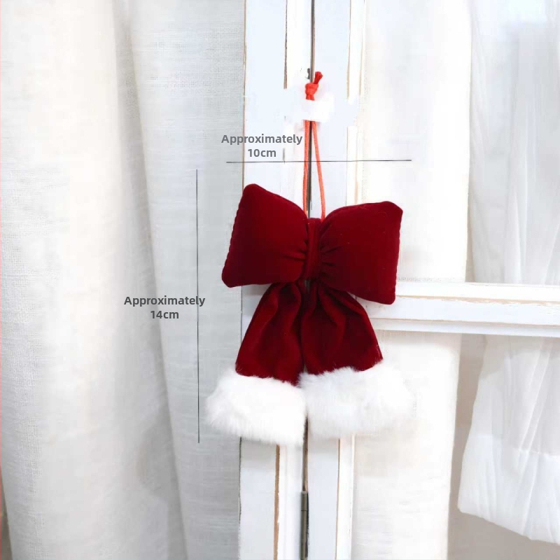 Heartful flocking Icicle Ziemassvētku eglītes dekors – Ziemassvētku dāvanu kulons