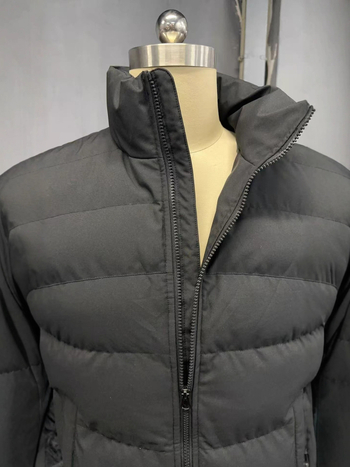 Мъжки графенов памучен жилет, дебел и топъл, без ръкави, пълнеж от памук, полиестерна материя