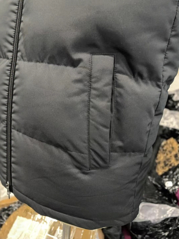 Мъжки графенов памучен жилет, дебел и топъл, без ръкави, пълнеж от памук, полиестерна материя