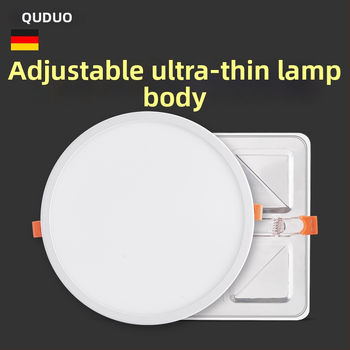 Downlight LED încastrat cu design deschis, forme pătrate sau rotunde, 220V, montaj ascuns, 3000K/4000K/6000K