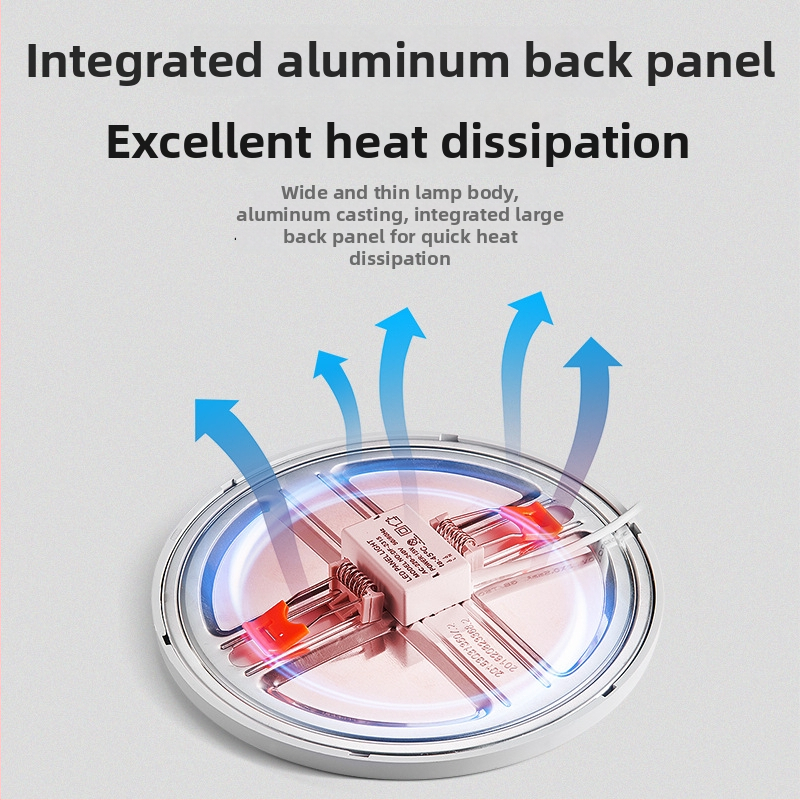 Downlight LED încastrat cu design deschis, forme pătrate sau rotunde, 220V, montaj ascuns, 3000K/4000K/6000K