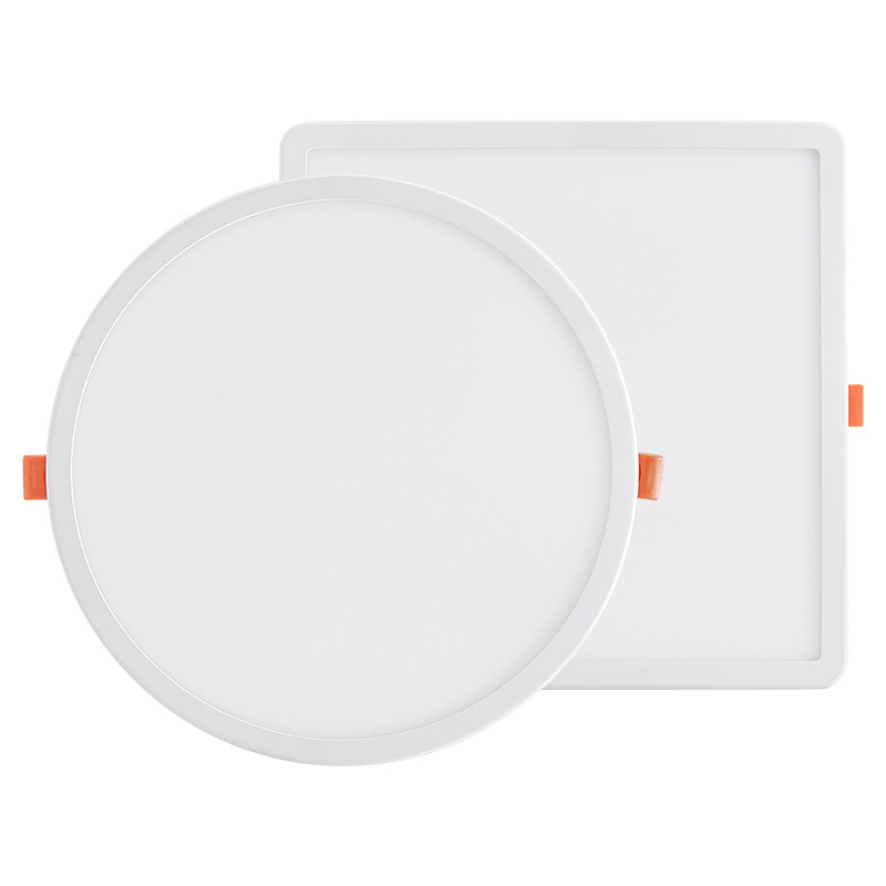 Downlight LED încastrat cu design deschis, forme pătrate sau rotunde, 220V, montaj ascuns, 3000K/4000K/6000K