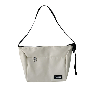 Geantă de pânză Grapefruit Green Tea – nailon, stil crossbody/tote, fermoar, căptușeală din poliester, formă orizontală