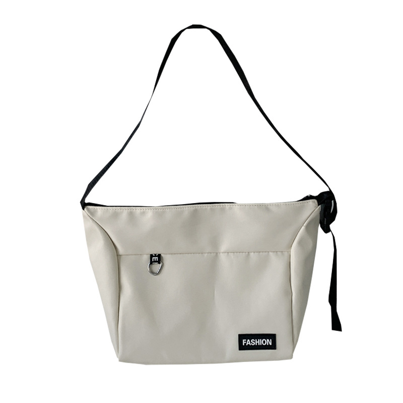 Geantă de pânză Grapefruit Green Tea – nailon, stil crossbody/tote, fermoar, căptușeală din poliester, formă orizontală