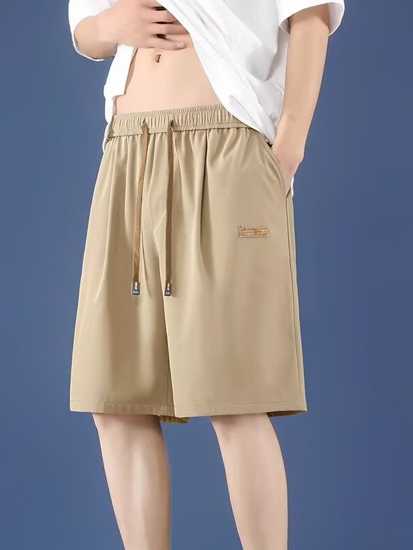 Muške sportske šorceve – slobodan kroj, dužina do bedara, poliester 95% (mješavina kemijskih vlakana), mikro-stretch, ljetni stil