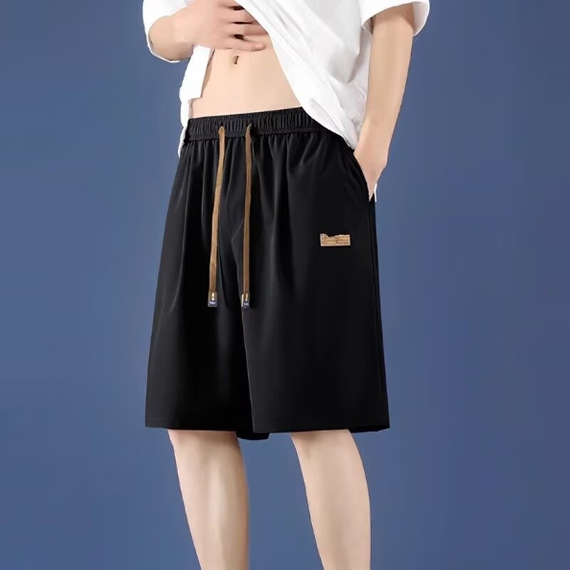 Muške sportske šorceve – slobodan kroj, dužina do bedara, poliester 95% (mješavina kemijskih vlakana), mikro-stretch, ljetni stil