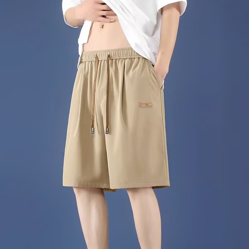 Muške sportske šorceve – slobodan kroj, dužina do bedara, poliester 95% (mješavina kemijskih vlakana), mikro-stretch, ljetni stil