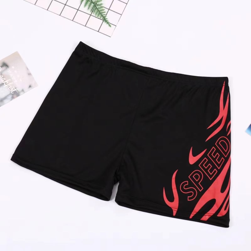 Ανδρικά Εκτυπωμένα Μαγιό Σορτς, Γρήγορο Στέγνωμα, Πολυεστέρας με Σπάντεξ, Επένδυση από Μετάξι Γάλακτος, Στυλ Μπόξερ