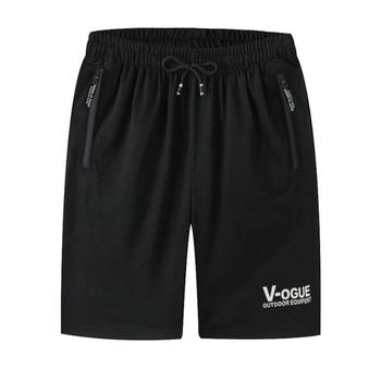 Șorturi de vară, poliester 100%, țesătură tricotată, respirabile, croială dreaptă