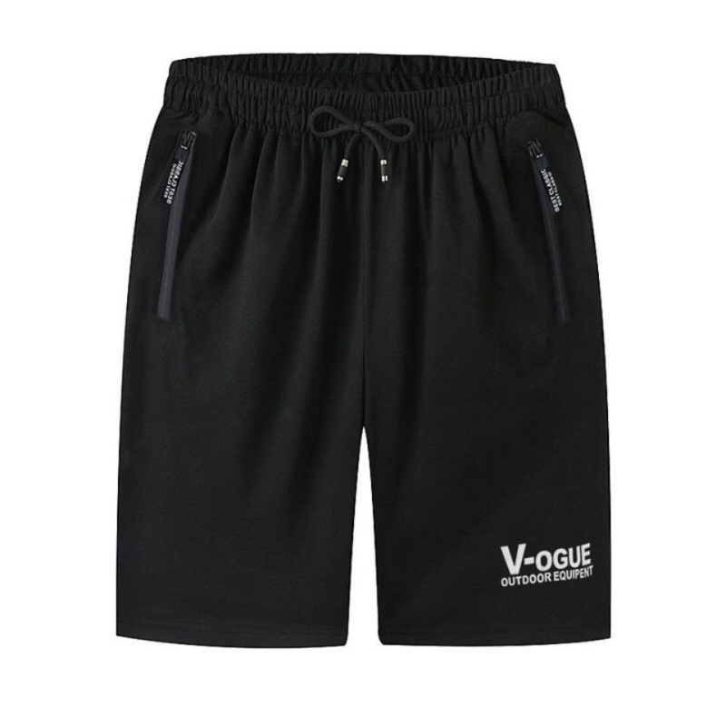 Șorturi de vară, poliester 100%, țesătură tricotată, respirabile, croială dreaptă