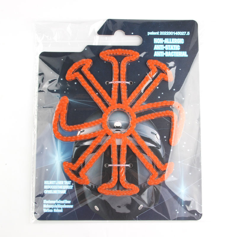 DRCK HROS pernă internă de cască din silicon – respirabilă, anti-presiune, portabilă