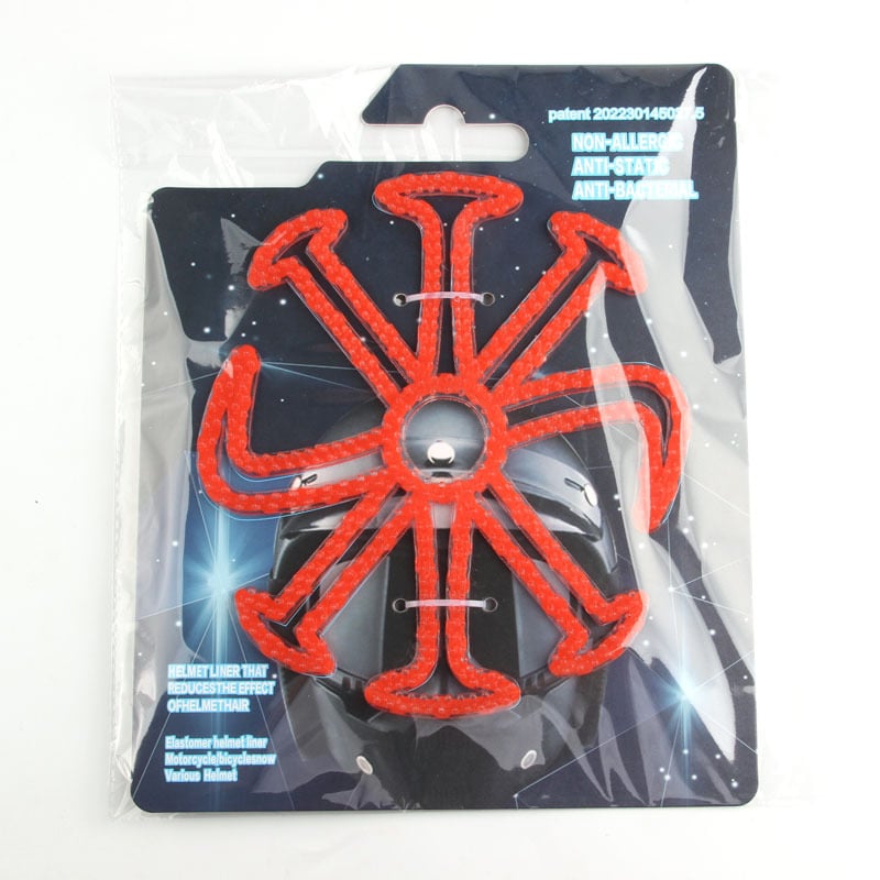 DRCK HROS pernă internă de cască din silicon – respirabilă, anti-presiune, portabilă