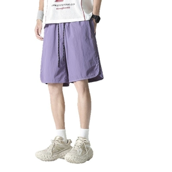 Seegave мъжки американски стил къси панталони, 100% найлон, права кройка, колежански стил, лято 2025