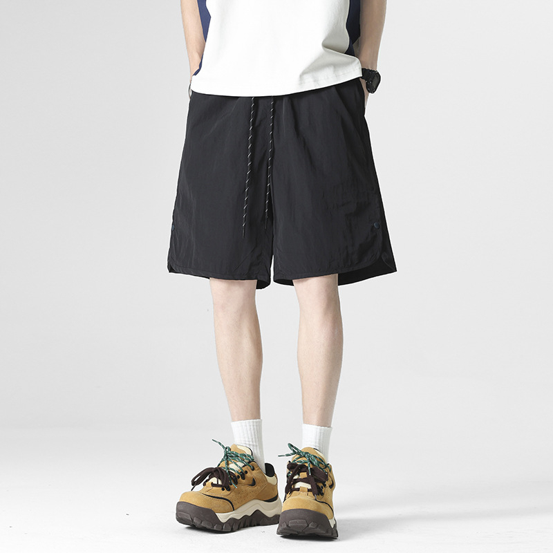Seegave мъжки американски стил къси панталони, 100% найлон, права кройка, колежански стил, лято 2025