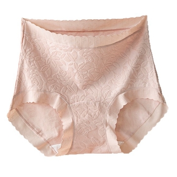 Lenjerie intimă feminină din bumbac, fără cusături, respirabilă, antibacteriană, cu lungime extinsă și căptușeală din bumbac integral