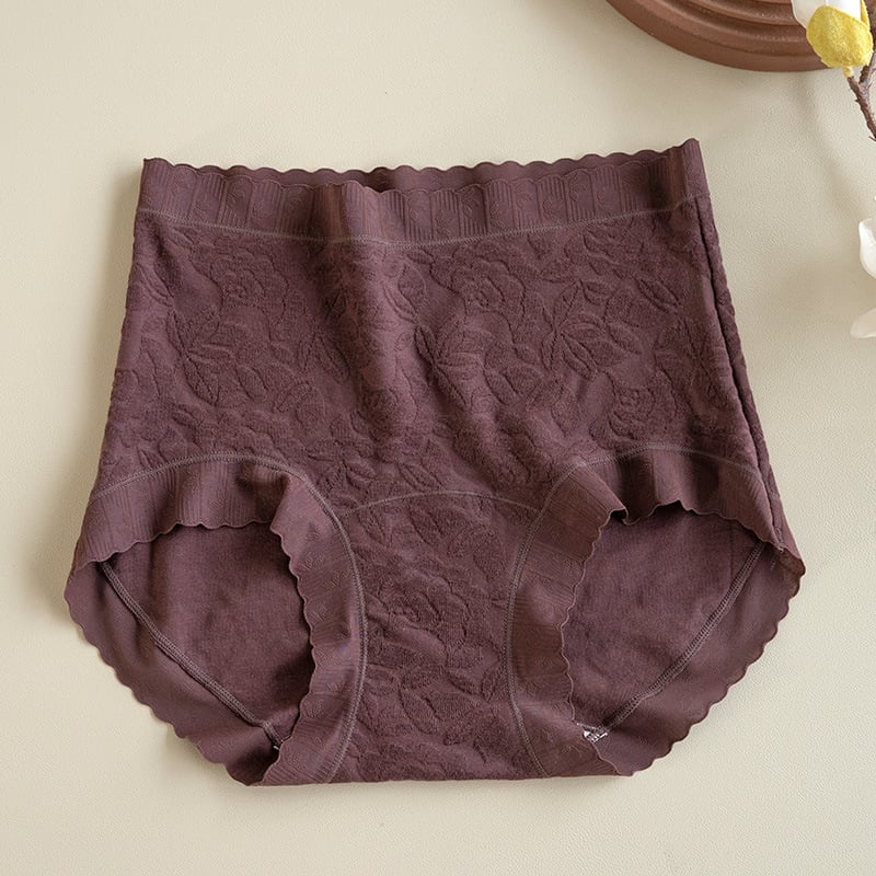 Lenjerie intimă feminină din bumbac, fără cusături, respirabilă, antibacteriană, cu lungime extinsă și căptușeală din bumbac integral