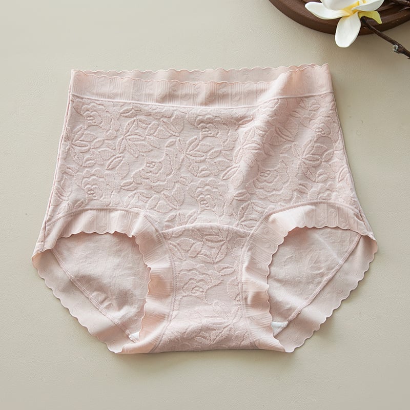 Lenjerie intimă feminină din bumbac, fără cusături, respirabilă, antibacteriană, cu lungime extinsă și căptușeală din bumbac integral