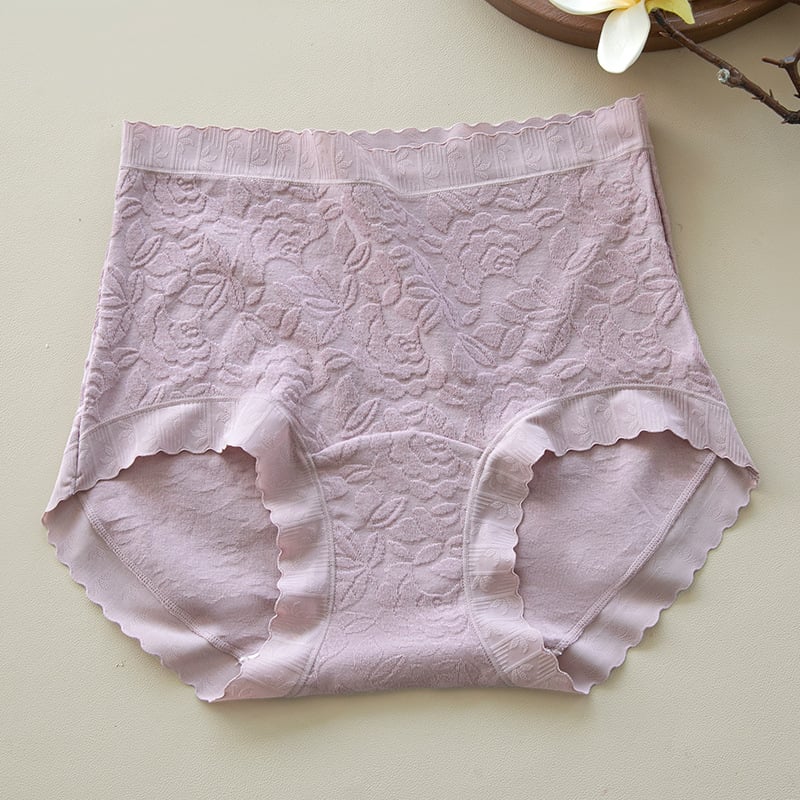 Lenjerie intimă feminină din bumbac, fără cusături, respirabilă, antibacteriană, cu lungime extinsă și căptușeală din bumbac integral