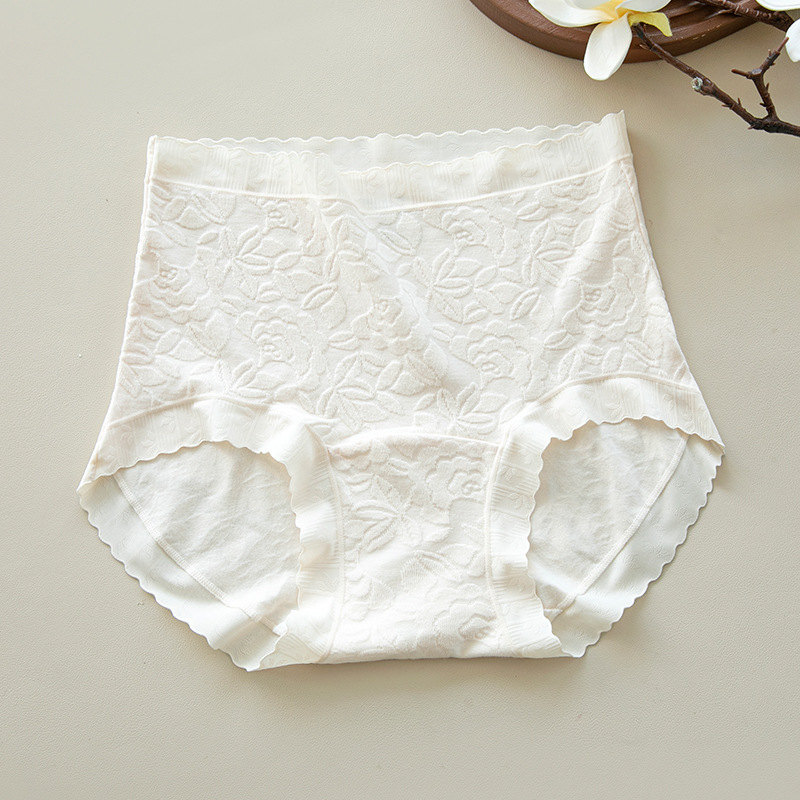 Lenjerie intimă feminină din bumbac, fără cusături, respirabilă, antibacteriană, cu lungime extinsă și căptușeală din bumbac integral