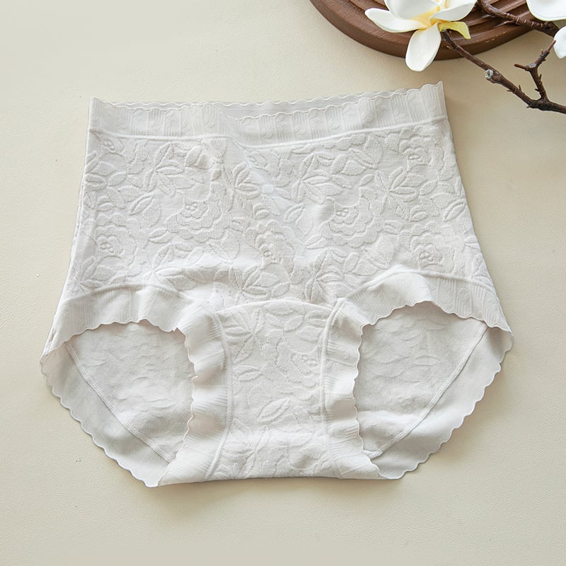 Lenjerie intimă feminină din bumbac, fără cusături, respirabilă, antibacteriană, cu lungime extinsă și căptușeală din bumbac integral