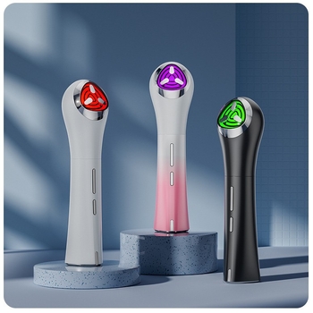 Dispozitiv de înfrumusețare facială cu masaj microcurent, ultrasunete și terapie LED – portabil, baterie încorporată 500–800 mAh, IPx0, cutie cadou