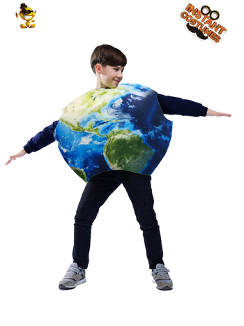 QLQ Žemės tematikos kostiumas Helovynui – Unisex, poliesterio audinys, pagrindinis audinys poliesteris, amžiaus grupė 18–24