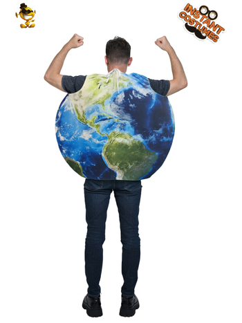 QLQ Žemės tematikos kostiumas Helovynui – Unisex, poliesterio audinys, pagrindinis audinys poliesteris, amžiaus grupė 18–24