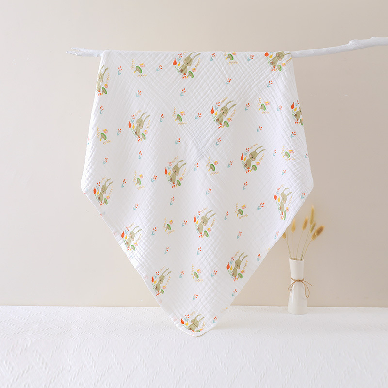 Kūdikio vonios rankšluostis, šeši sluoksniai, 100% medvilnė, visoms sezonoms, animacinis raštas